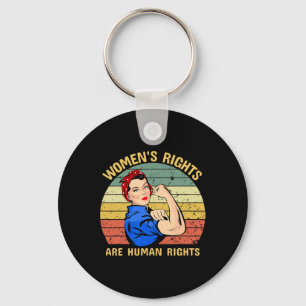 Rights Are Human Rights Feminism Feminist Women Rb Key Ring