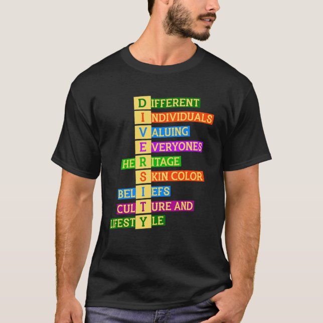 Rights Diversity Kindness Peace Equality Inclusion T-Shirt (Front)