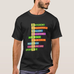 Rights Diversity Kindness Peace Equality Inclusion T-Shirt