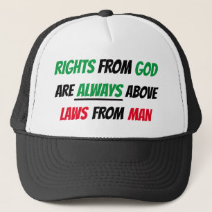 Rights from God Trucker Hat