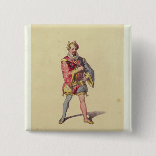 Rigoletto from 'Rigoletto' 15 Cm Square Badge