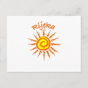 Rijeka, Croatia Postcard