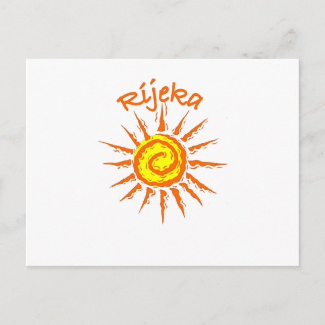 Rijeka, Croatia Postcard (Front)