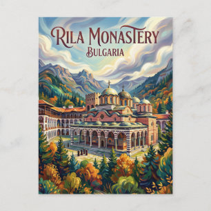 Rila Monastery Bulgaria Postcard
