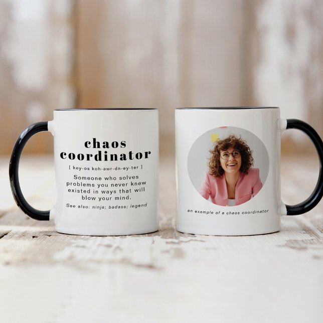 RILEY Chaos Coordinator Definition Office Coworker Mug (Creator Uploaded)