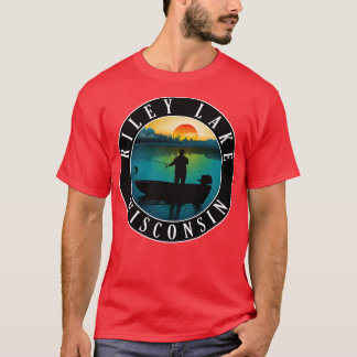 Riley Lake Wisconsin Fishing T-Shirt