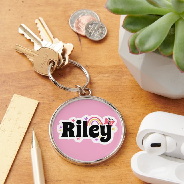 Riley name cute design key ring (Desk)
