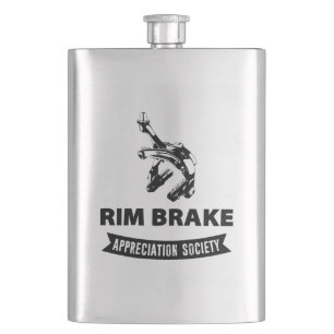 Rim Brake Appreciation Society Hip Flask