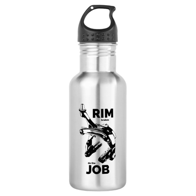 Rim Brakes Do The Job Cycling 532 Ml Water Bottle (Front)