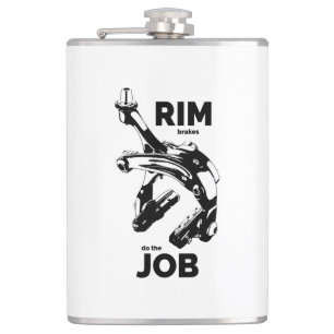 Rim Brakes Do The Job Cycling Hip Flask