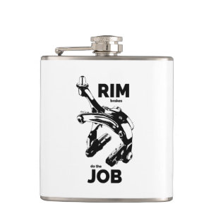 Rim Brakes Do The Job Cycling Hip Flask