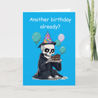 rim Reaper Birthday Funny Aging Humour Gift Card