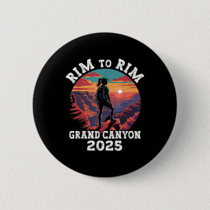 Rim To North Rim Grand Canyon National Park 2025 F 6 Cm Round Badge