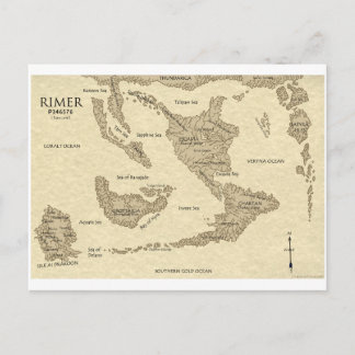 Rimarian World Map 2009 Postcard