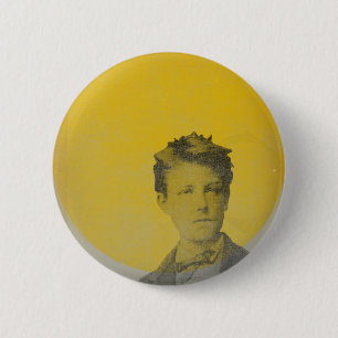 Rimbaud 6 Cm Round Badge