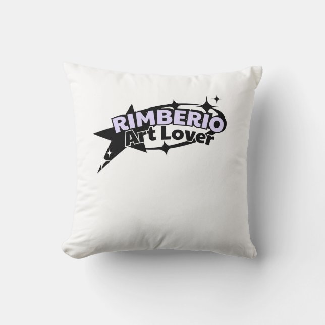 Rimberio Art Lover Logo Cushion (Front)