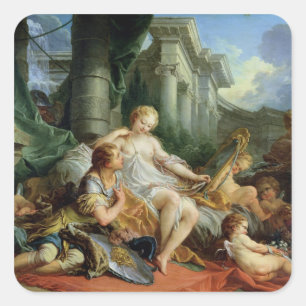 Rinaldo and Armida, 1733 Square Sticker