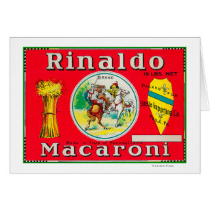 Rinaldo Macaroni LabelPhiladelphia, PA