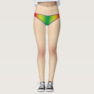 Rinbow bikini and Skin Legging