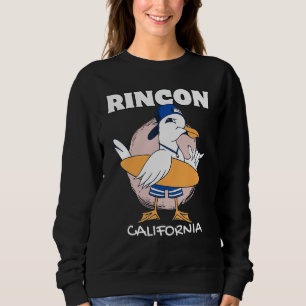 RINCON CALIFORNIA Vintage Surf Retro Surfing Sweatshirt