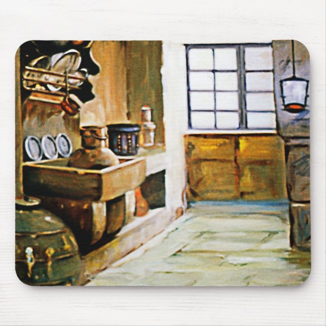 Rincón gallego (Apunte)/Galician nook (Sketch) Mouse Pad (Front)