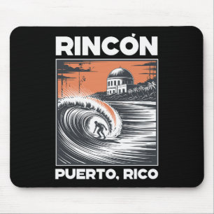 Rincon Puerto Rico Surfing Souvenir Mouse Pad