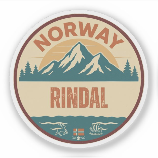Rindal, Norge Norway (Front)