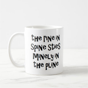 rine in spine coffee mug