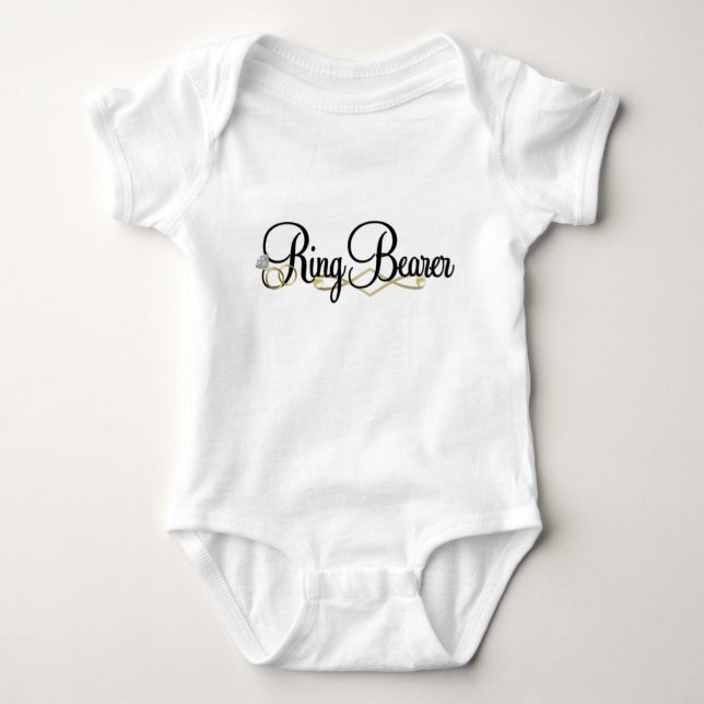 RIng Bearer Baby Bodysuit (Front)