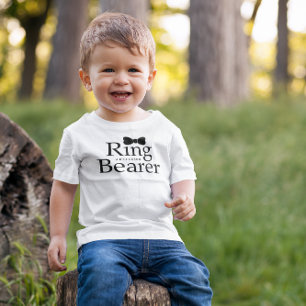 Ring Bearer Bow Tie Wedding T-Shirt