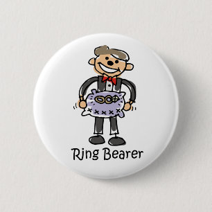 Ring bearer button