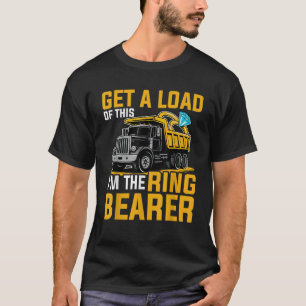 Ring Bearer Funny Wedding Truck Boys  T-Shirt