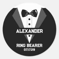 Ring Bearer Gift with Custom Name and Wedding Date