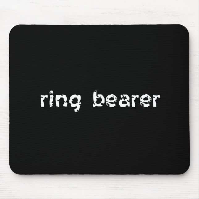 Ring Bearer Mouse Pad (Front)