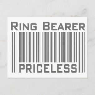 Ring Bearer Priceless Postcard