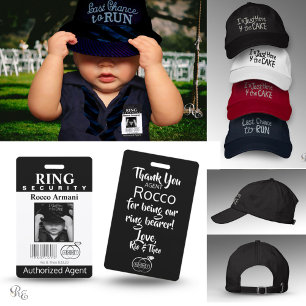 Ring Bearer Security Badge ID Badge