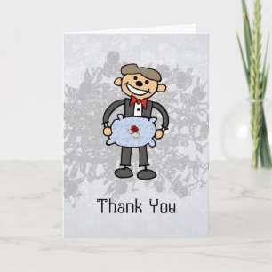 Ring Bearer Thank you Wedding Attendant Card