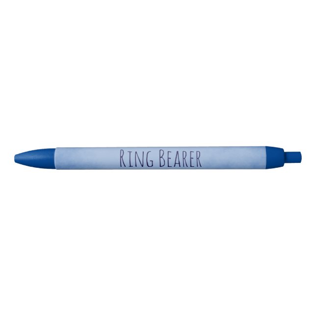 Ring Bearer Token Black Ink Pen (Front)