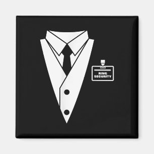 Ring Bearer Tuxedo Tux Suit Wedding Costume For Ki Magnet