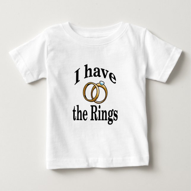 Ring Bearer Wedding Infant Shirt (Front)