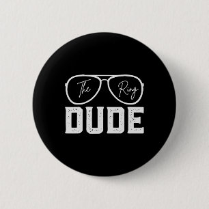 Ring Bearer Wedding Party Ring Security Dude Marri 6 Cm Round Badge