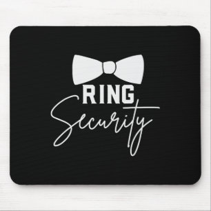 Ring Bearer Wedding Party Squad Security Dude Marr Mouse Pad