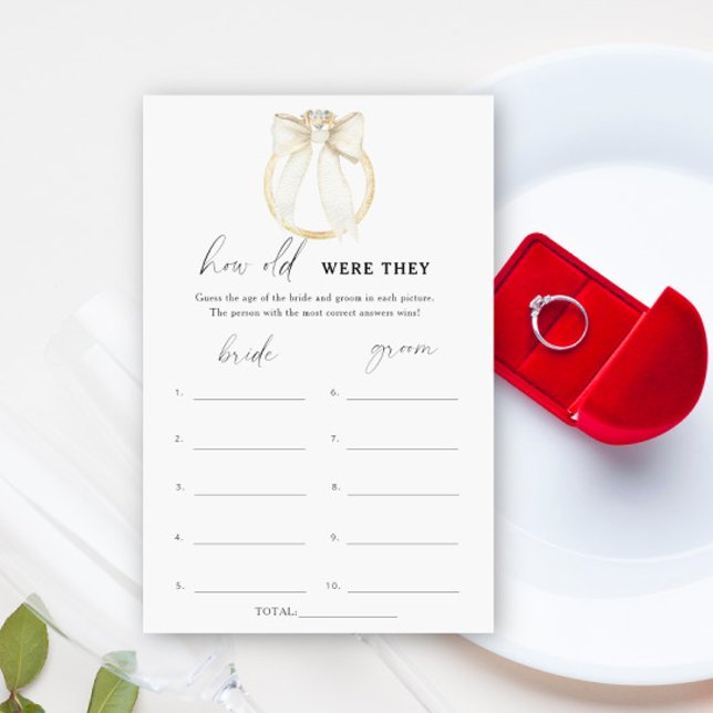 Ring & Bow Bridal Shower How old were they (Creator Uploaded)