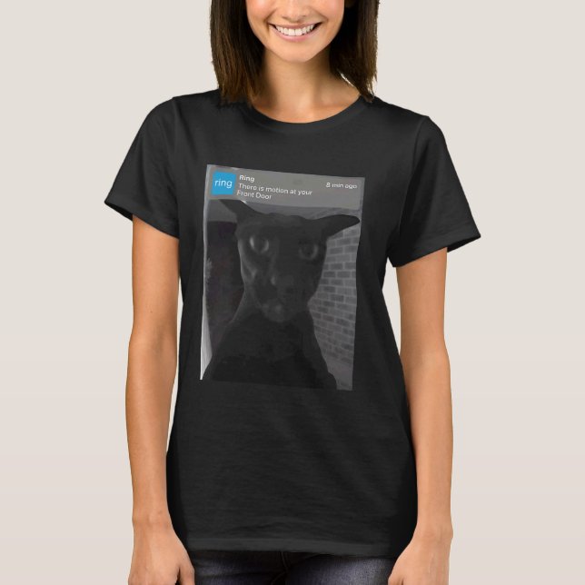 Ring Cat Motion Meme T-Shirt (Front)