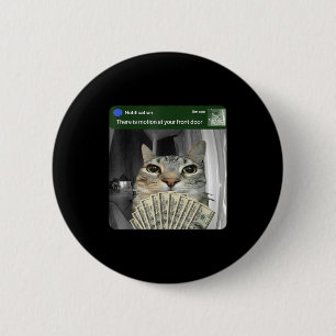 Ring Cat With Motion Meme 6 Cm Round Badge
