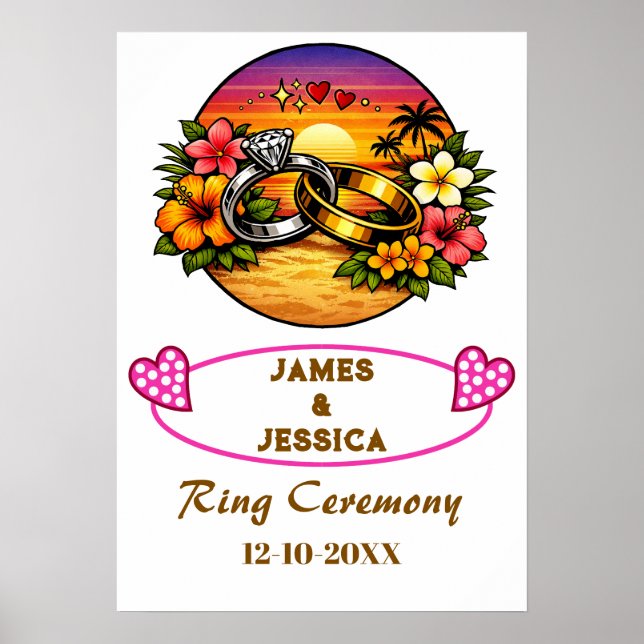 Ring ceremony poster (Front)
