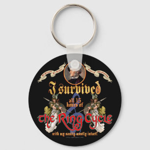 Ring Cycle Survivor Key Ring