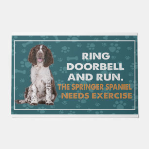 Ring Doorbell And Run The Springer Spaniel Needs E Doormat