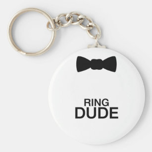 Ring Dude kids - Boys ring bearer wedding Key Ring