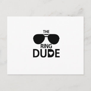 Ring Dude kids - Boys ring bearer wedding Postcard